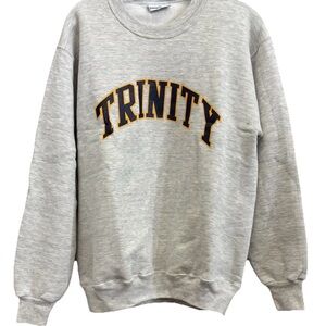 Vintage 1980’s Velva Sheen Trinity College Crewneck Sweatshirt Sz. Large  Gray